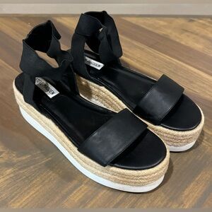 Steve Madden Kylee Sandals Black - Women’s 8.5